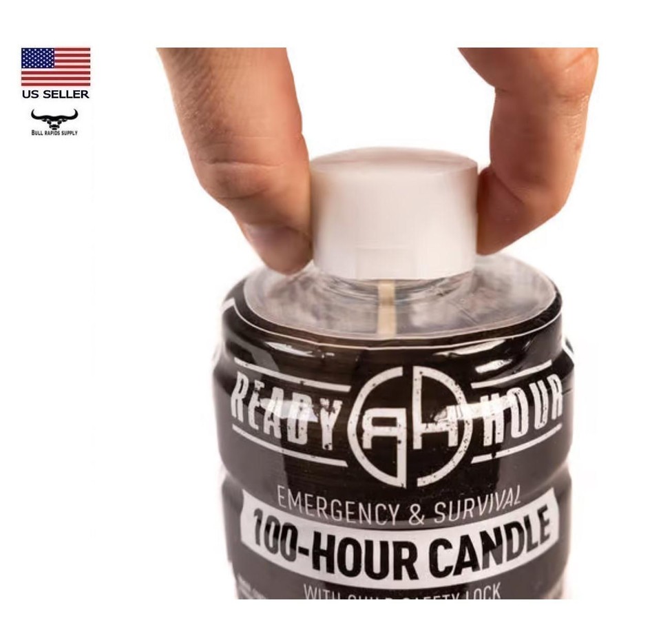 Candlelife Candele Di Emergenza A Lunga Combustione – 115 Ore Cad., Confezione Da 6, Senza Fumo E Odore