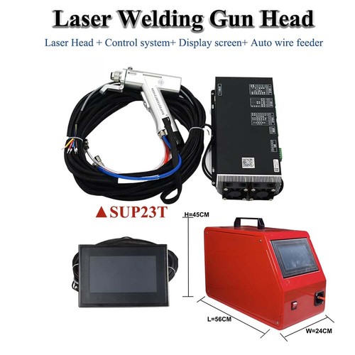 SUP23T Fiber Laser Handheld Welding head 1500-3000W Single Wobble Welder Gun - Picture 10 of 10