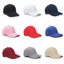 Mens Cap Baseball Cotton Adjustable Ball Dad Hat Plain Solid Washed Women US