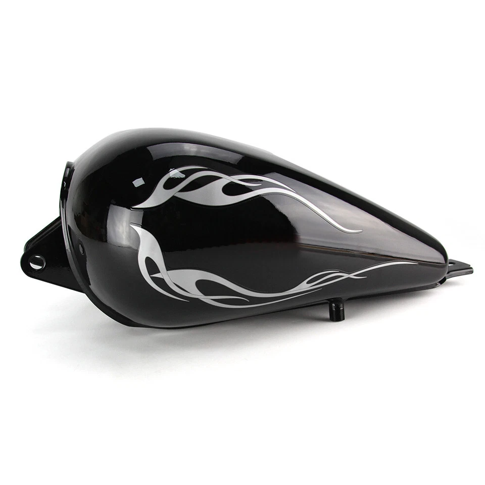 Tanque de gasolina negro de 3,4 galones para motocicleta Honda Rebel 250 CMX 250C 1985-16 Foto 3 de 4