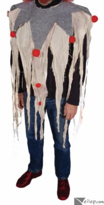Zagone Studios Dark Humor ADULT CLOWN PONCHO One Size