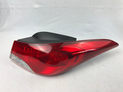 11 12 13 Hyundai Elantra Right Passenger Side View Taillight Tail Lamp 217