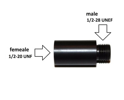 Silencer Adapter 1 2 Unf Kandar Cp 1 Tuning With Thread Protector Suppressor Outdoor Sports Air Guns Slingshots