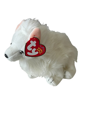 NEW TY Beanie Babies Baby Plush Stuffed Animal Snowcap White Snow Fox