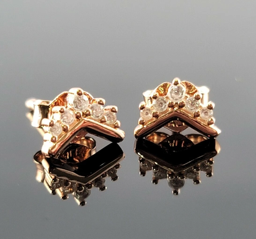 Tiara wishbone sale stud earrings