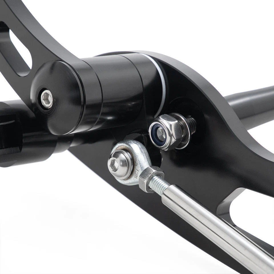 Clavijas de control delantero de aluminio Billet de 6" para Yamaha Virago 750 XV750 1981-1998 Foto 3 de 4