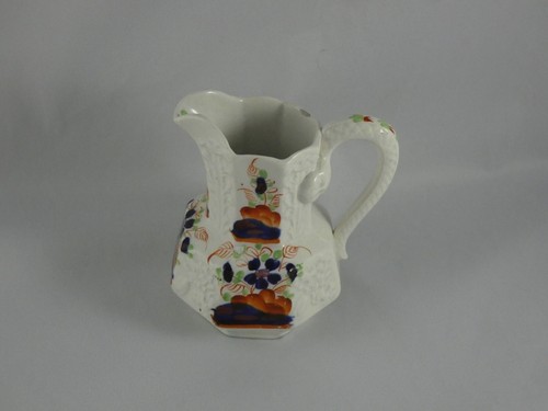 Antique Gaudy Welsh Hydra Jug Serpent Handle Pountney & Allies Bristol c.1830 - Picture 2 of 9