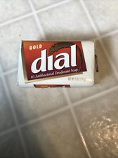 Vintage Dial Gold Bar Soap Antibacterial Deodorant Single Bar 1980's