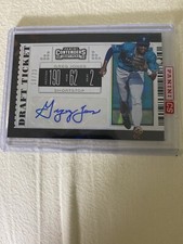 2019 Contenders Draft Picks Baseball Greg Jones Cracked Ice Auto 18/23
