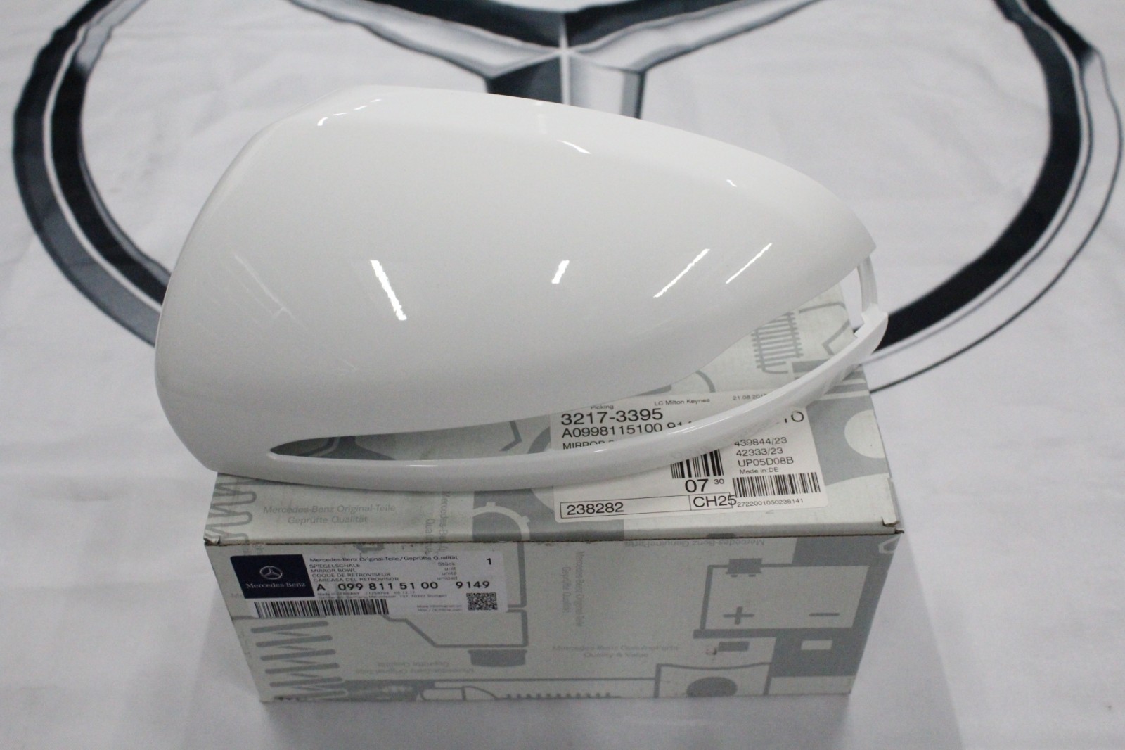 Genuine Mercedes-Benz W205 C-class LH Mirror Painted Housing  