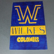Wilkes University Pennsylvania Colonels 4x6 Scrapbook Art Artwork Collage