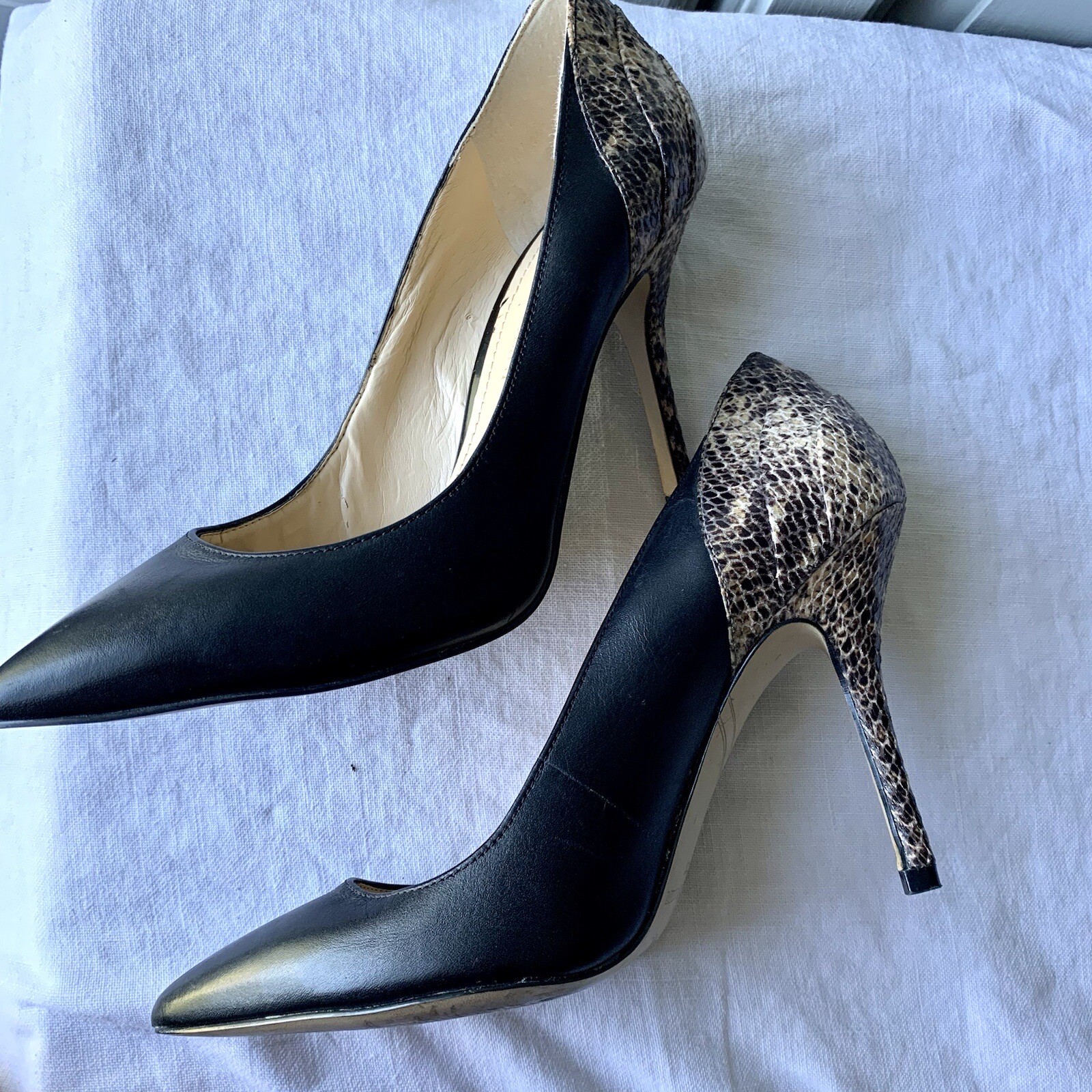 enzo angiolini black heels