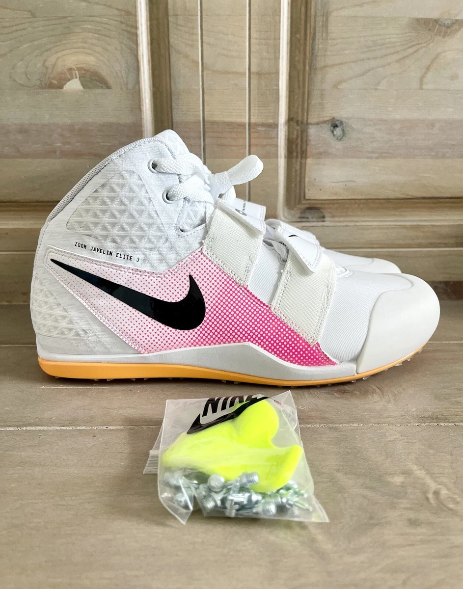 Nike Zoom Javelin Elite 3 Men’s Size 10.5 White Track & Field Throwing Spikes