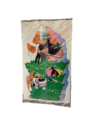 Velvety Flocked O' Christmas Tree 38''× 14'' Brand New