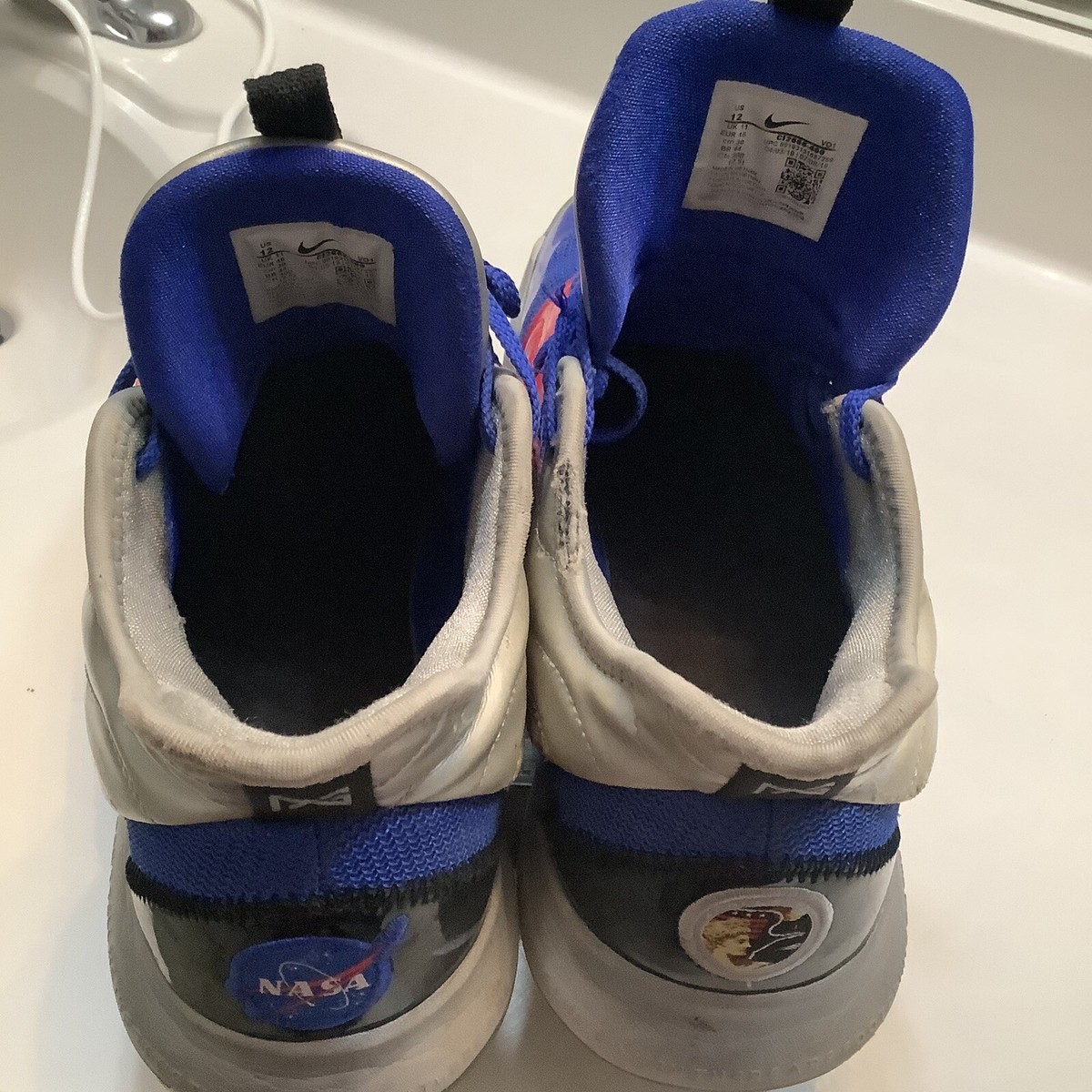 NIKE NASA APOLLO 14 MEN SNEACKER SPACE #C12666-400 -04/03/19 SZ 12 View 5