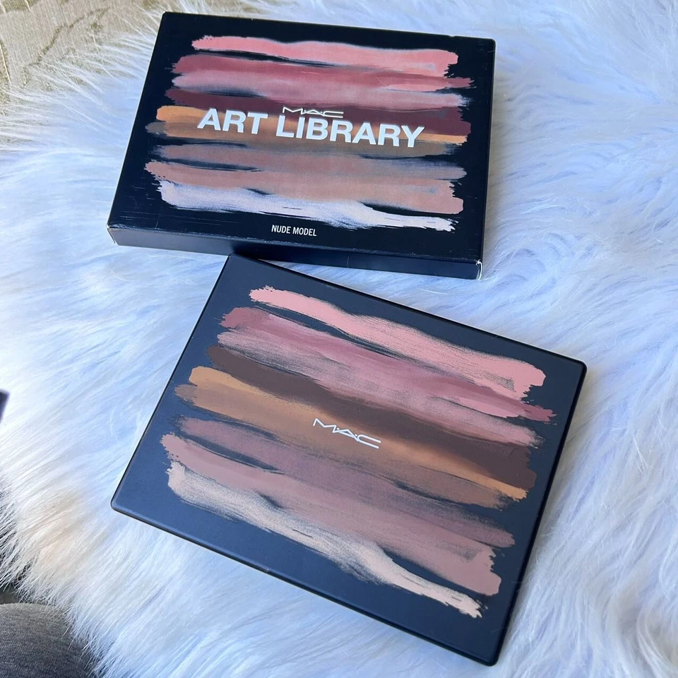 New MAC ART LIBRARY 12 COLOR EYE SHADOW PALETTE~NUDE MODEL~Full size 17.2 g~Rare - Image 4 of 4