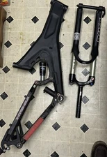 Vintage 2003 Intense Tazer FS Mountain Bike Frame 26” Rock Shox Pike Fork