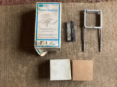 Sears Craftsman 9 25182 Router Template Set With All 40 Plates Letters ...