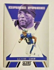 2021 SCORE FOOTBALL RAVENS RAY LEWIS GAME FACE INSERT CARD #GF6
