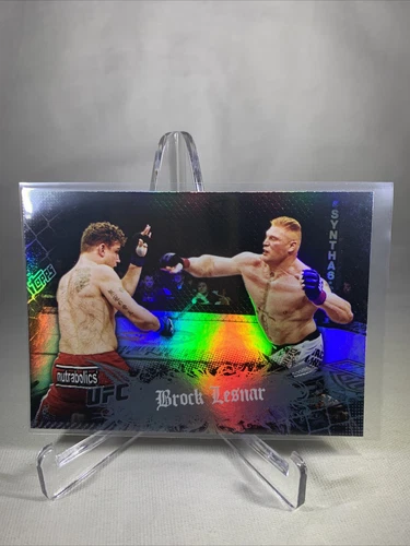 2010 Topps UFC Main Event Brock Lesnar #66 Rookie Rc Holofoil Rainbow