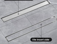 EXF 32-Inch Linear Shower Drain Grate Brushed Stainless Steel BRAND NEW