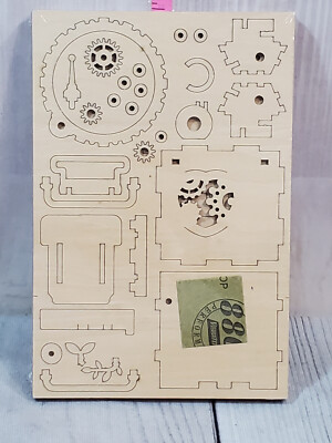 3D ROBOT WOOD WOODEN EDUCATIVE PUZZLE BRAIN TEASER FOR PARTS FITS AM601 READ
