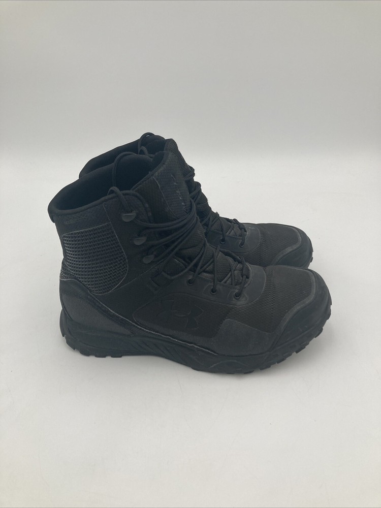 UA Under Armour Valsetz RTS 1.5 Tactical Boots Mens Sz 8.5 Black ClutchFit Duty