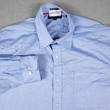 Tommy Hilfiger Shirt Mens 17 Blue Dress Button Up Long Sleeve