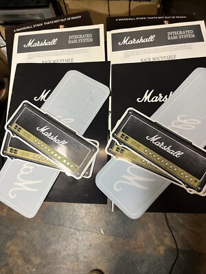 1985 Marshall Amplification Materials - 2 Catalog, JCM-800 4 Stickers 4 Decals