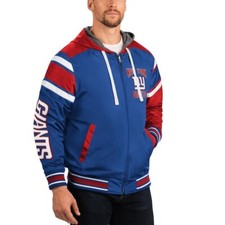 New York Giants NFL G-III Extreme Full Back Reversible Hoodie Full-Zip Jacket