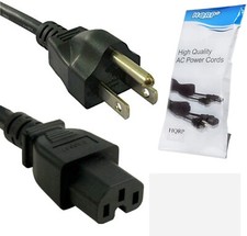 Brand New Genuine Original Cisco Power Cable 3 Pin Plug Wire Black 37-0791-01