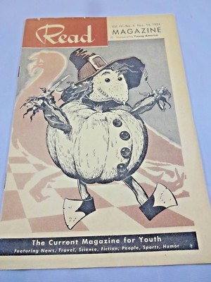 1954 READ Magazine Booklet Young America Current Magazine For Youth Kids Reading