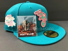 HAT CLUB EXCLUSIVE OAKLAND ATHLETICS A'S BADLANDS 1989 WORLD SERIES TEAL 7 1/2