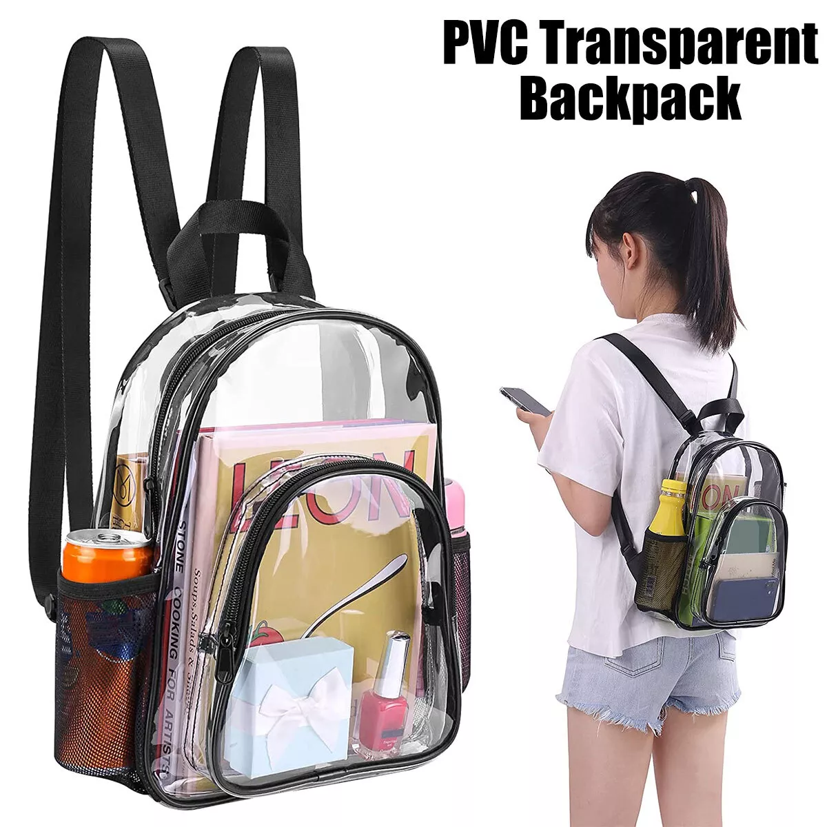 Transparent bag deals