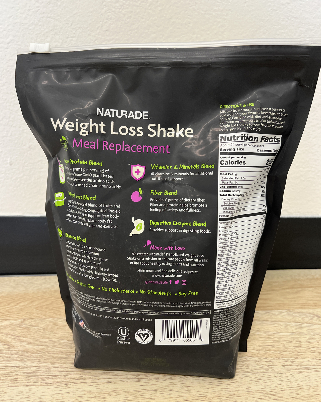 Naturade PlantBased Weight Loss High Protein Shake 41.5 oz Vanilla Creme ️ eBay