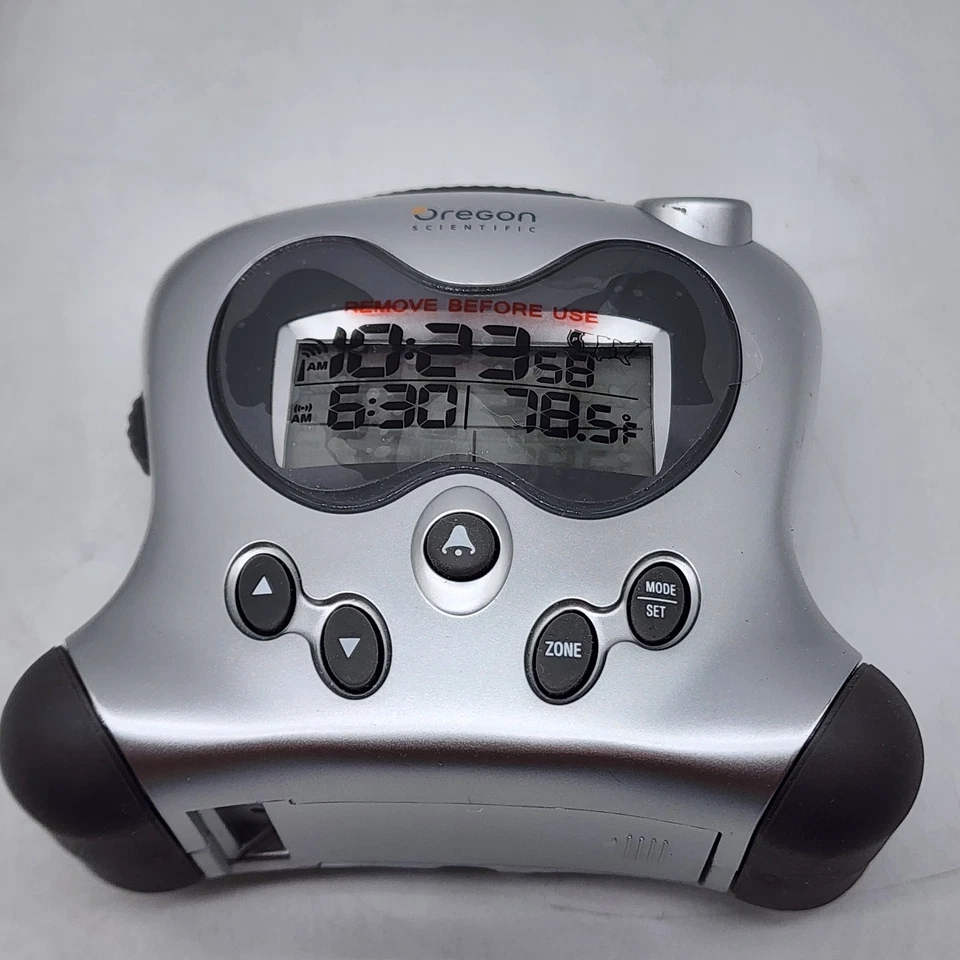 Oregon Scientific Reloj de Proyección Atómica Autoajustable Termómetro Interior OPENBx Foto 4 de 4