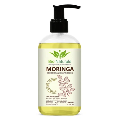 BIONATURALS Pure Moringa Seed Oil for Skin & Hair - Anti-Aging, Hydration & Healing Benefits