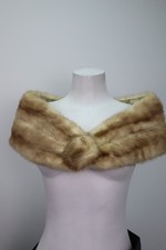 Women's Mink Fur Collar Coat Raincoat Detachable MINT 
