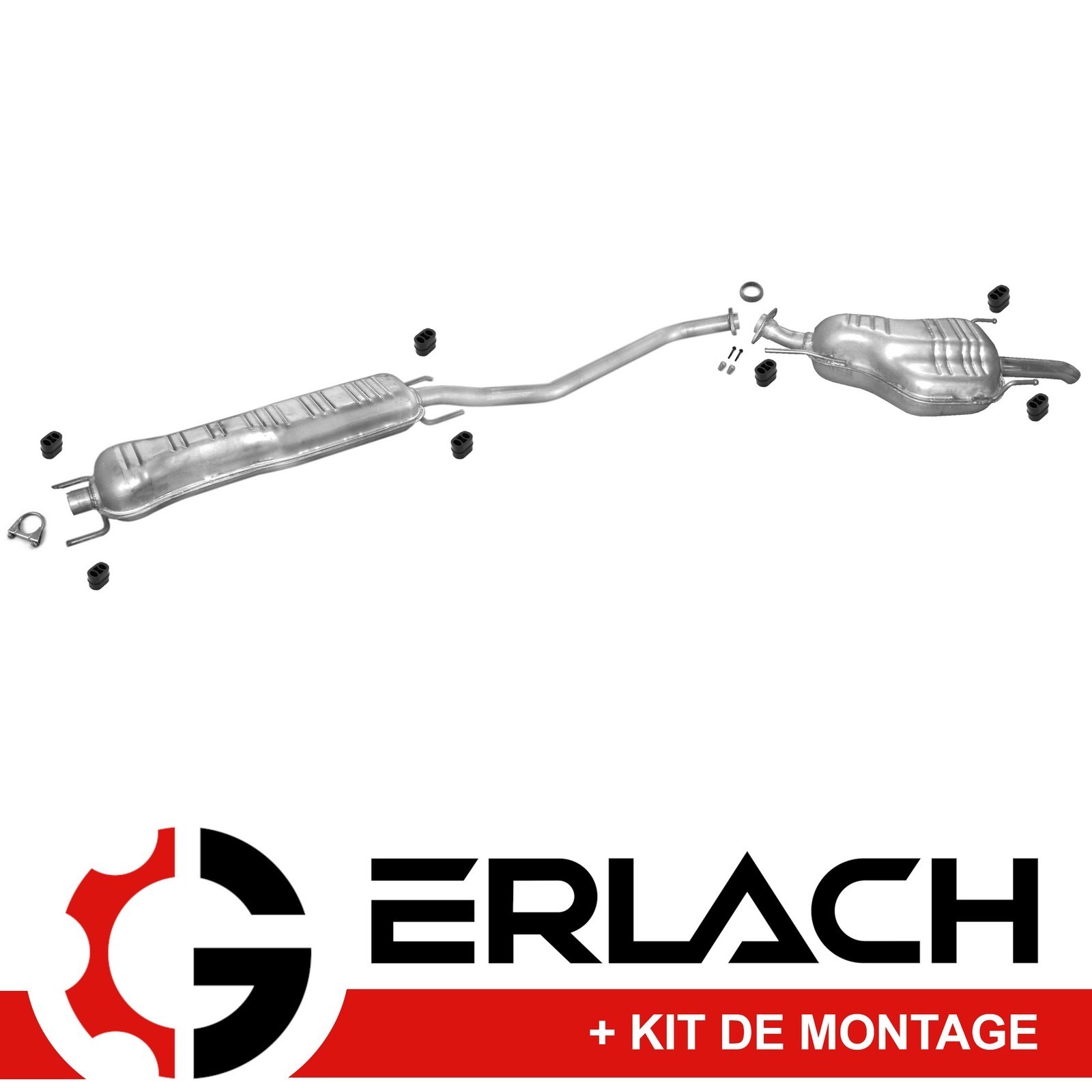 Silencieux echappement Opel Zafira A 2.2 DTi acier renforce 3129