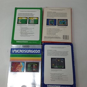 Lot Of 16 Intellivision Games With Boxes (Some Have Manuals & Overlays)