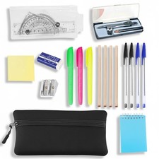 DAQUN Back to School Stationery Set 17Pcs Pencil Case