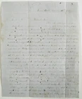101ST ILLINOIS  CIVIL WAR OFFICER KIA PEACH TREE CREEK GEORGIA  1858 LOVE LETTER