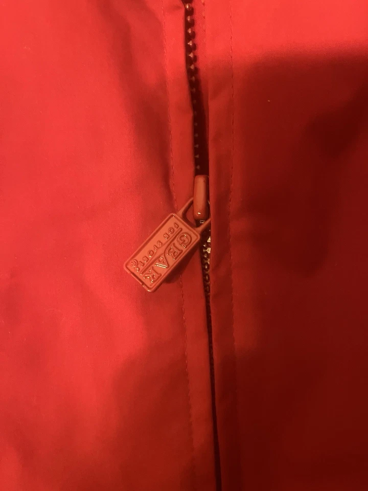 Anheuser Busch Quail Unlimited LOGO Weather Resistant Jacket Mens XXL RED - Image 4 of 4