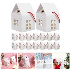 24 Pcs Snackle Box Party Favor Treat Boxes Handle Candy Decorative