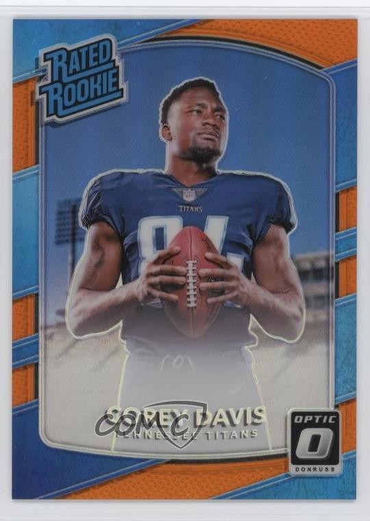 2017 Donruss Optic Rated Rookie Orange Prizm 151/199 Corey Davis #166 1k9t