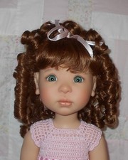 Monique CHARMAINE Doll Wig Size 10/11 AUBURN Full Head of Curls  Bangs P NWT