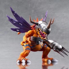 18cm Anime Digimon Adventure Metal Greymon Figure War Greymon Action Figures Pvc