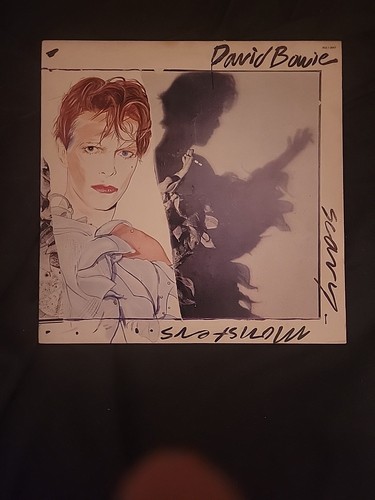 David Bowie Scary Monsters Vinyl LP UK Import OG strVG READ