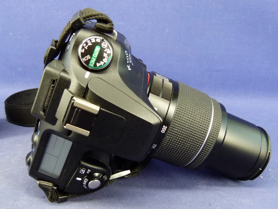 Pentax K 100 D Super Spiegelreflexkamera Digital DSLR + Objektiv DA L 50-200mm - Bild 4 von 4