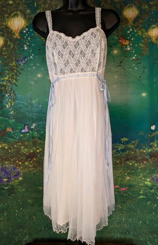 Vintage Prestige Peignoir Nightgown Robe Set Small Double Layer Chiffon ...